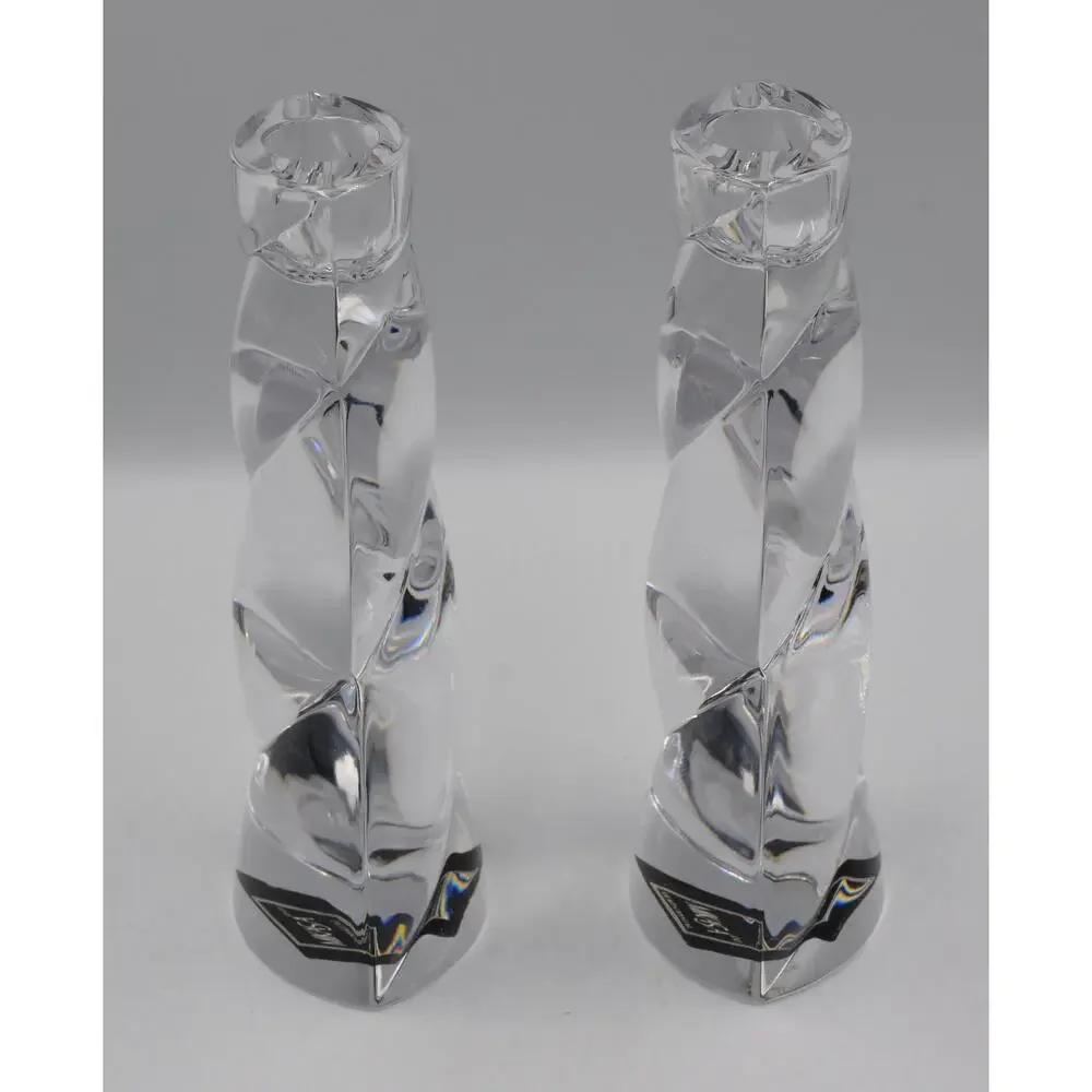 Vintage Mikasa Harlequin Twist Crystal 7